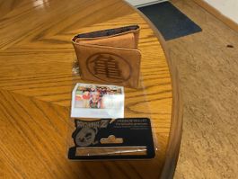 Dragon Ball Sheron Premium Portefeuille Geldbörse Hellbraun