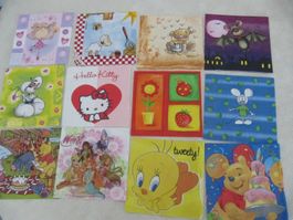 12 Servietten raisons pour les enfants - lot 2