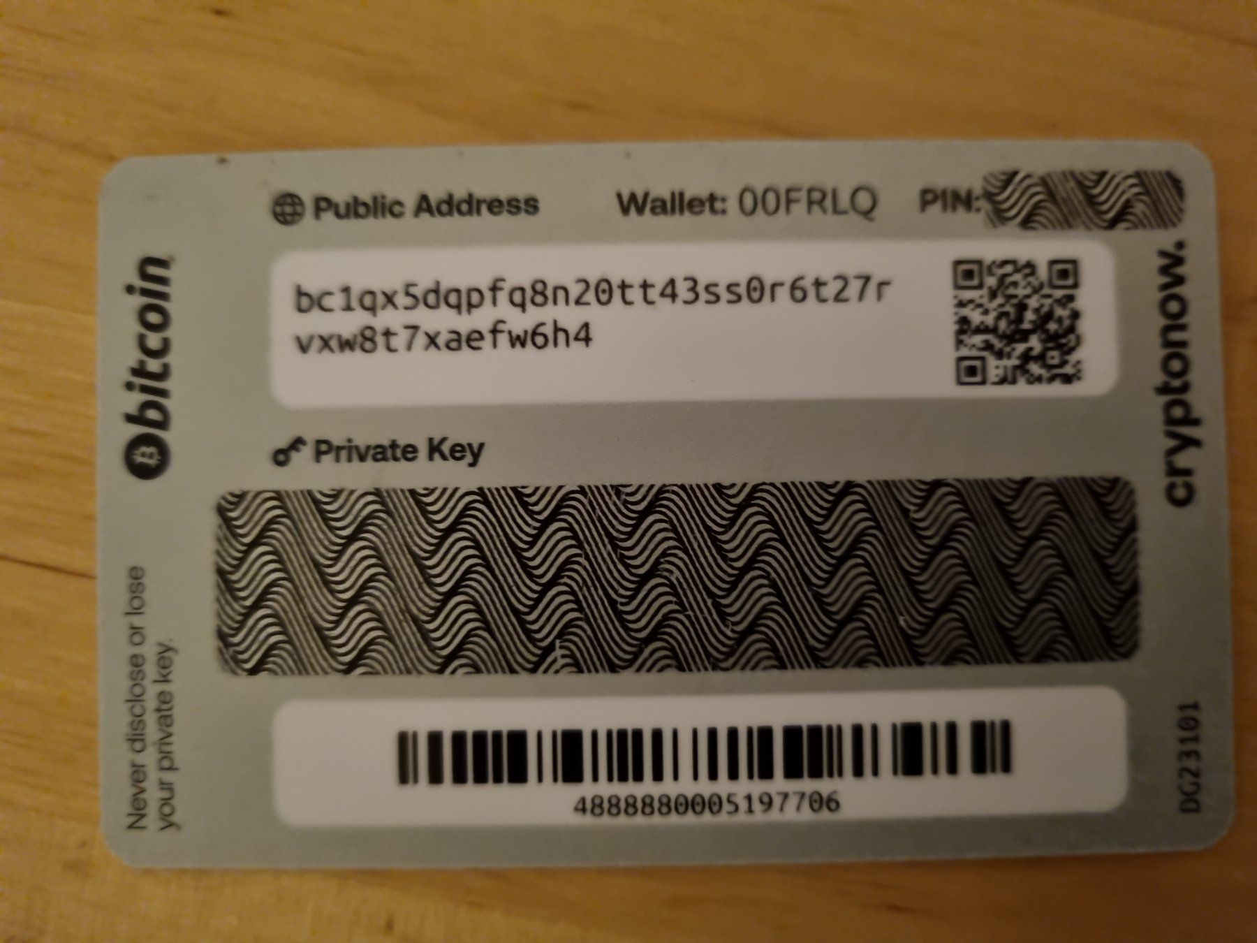 Bitcoin crytonow Karte (Neu und originalverpackt) in Oberkirch LU für CHF  270 – mit Lieferung auf Ricardo kaufen