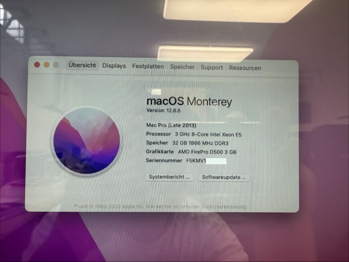 Apple PC: Apple Mac Pro 2013 – Usato da Luzern venduto da FrankGroebel 1