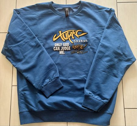 🔥 2Pac Tupac Shakur Sweatshirt XL Hip-Hop Rap 🔥 Neuwertig