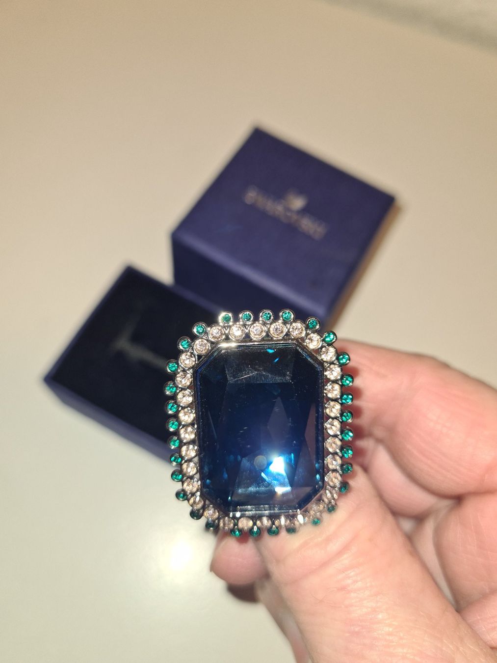 Swarovski Anelli: Swarovski Ring limitiert  Gr 52, original mit Box – Nuovo e nell'imballaggio originale da Winterthur venduto da Jana1701 6