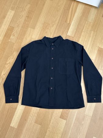 MHL Margaret Howell Hemd, washed Black, Grösse XL