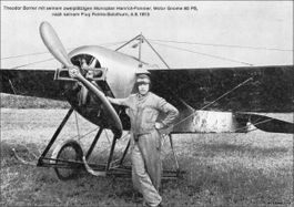 Flugzeug // Theodor Borrer Solothurn 1913 Nachdruck