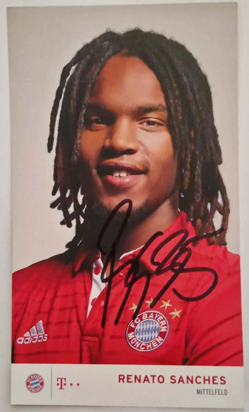 Autographes: Renato Sanches original signierte Autogrammkarte – D'occasion à Menziken par Autogramme