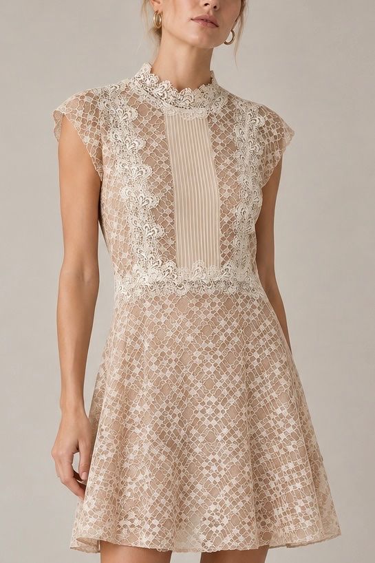 Sandro Kleider: Sandro Paris Spitzenkleid - Gr. 2 – Gebraucht aus Illnau von Monkky