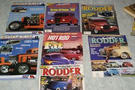 (61) Alte Hefte Rodder,Hot Rod, Rodazin .7 Stück 1985/2007