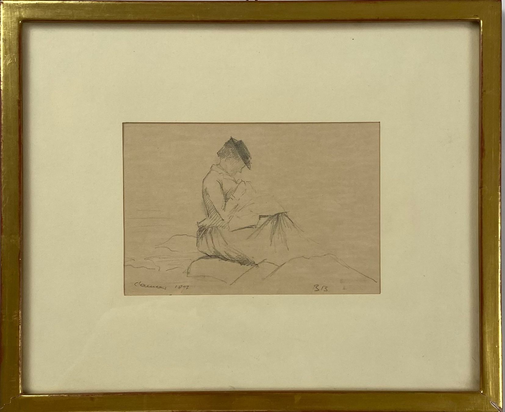 Dipinti: Berthe Bouvier - La Couturieuse – Usato da Basel venduto da bigmbh