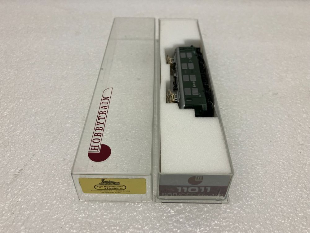 Hobbytrain Modelleisenbahnen: Hobbytrain 11011 N= Re 4/4I SBB 10026 HmBh Lausanne - grün – Gebraucht aus Thun von retoolinoo 9