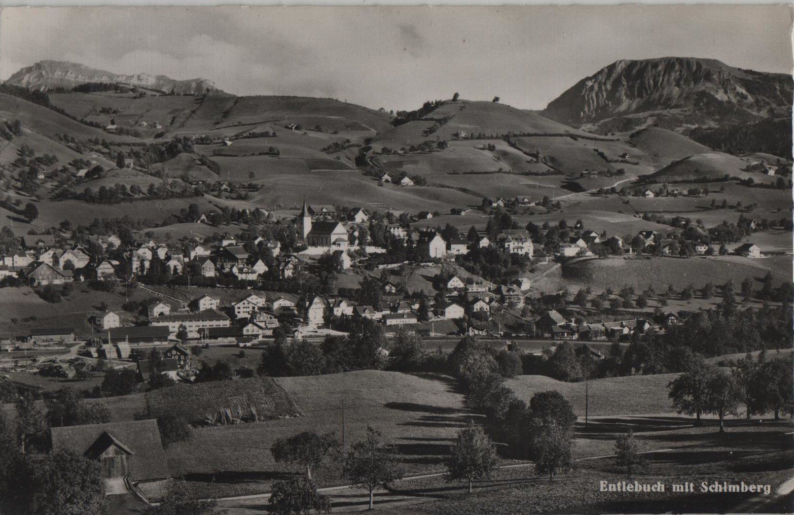 Cartoline postali: Entlebuch LU Ortsansicht Nr.61 , ca.1950 – Usato da Solothurn venduto da Bepposol