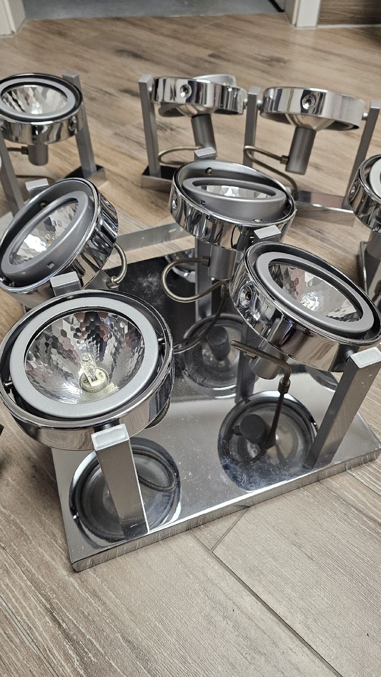 Lampadari & plafoniere: Chrom Deckenleuchte Wandleuchte Spots – Usato da Büron venduto da Ica69 2