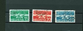 Flugpost Satz F16-18 gestempelt (FP513)