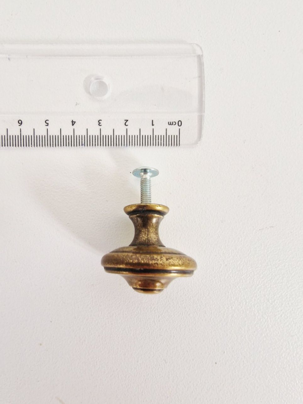 Ferramenta: Möbelknopf Vintage Messing 3cm – Usato da Hallau venduto da CHACLA 5