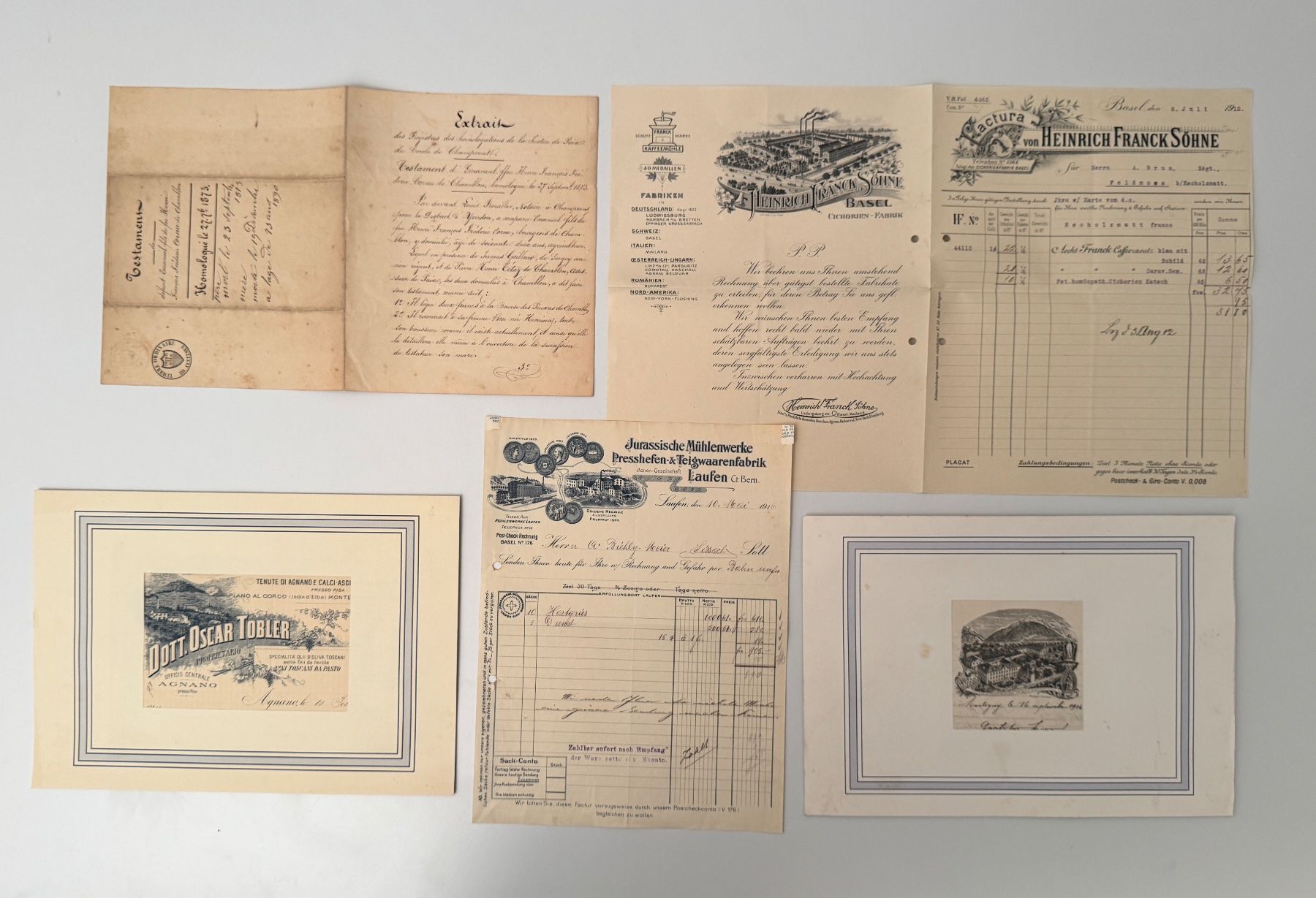 Dokumente: Diverse Briefköpfe //i078 – Gebraucht aus Bern von JMsoehne1987 4
