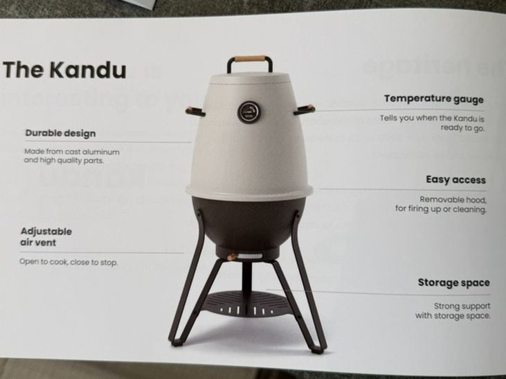Griglie: Kandu Grill, neu & originalverpackt, Weiss – Nuovo e nell'imballaggio originale da Rorschacherberg venduto da ste_kh96 5