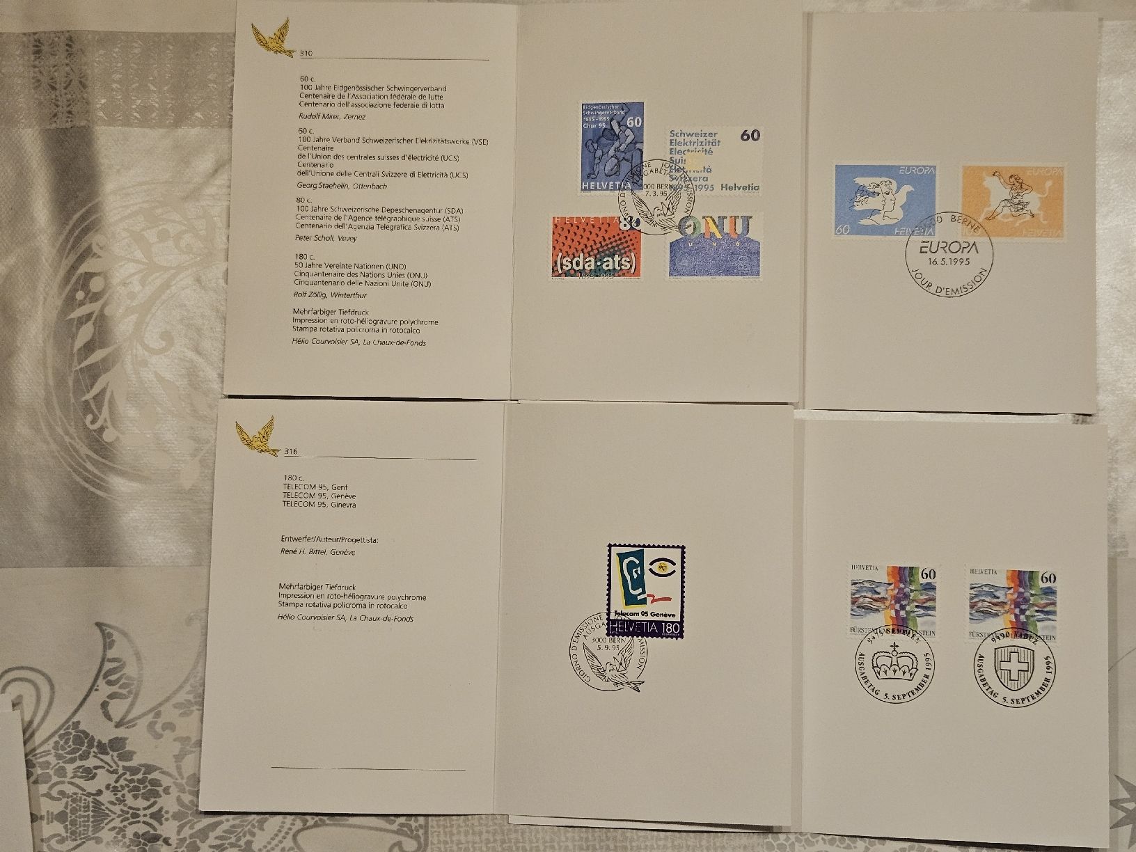 Tous les timbres: Schweizer Briefmarken , Sondermarken 1995 – D'occasion à Wil ZH par Bossi73 1