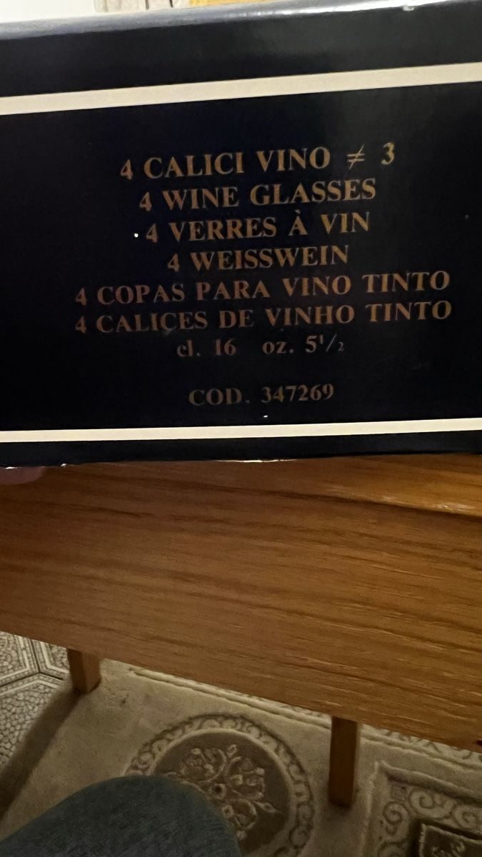 Bicchieri: 4x Concerto Capri Crystal Kristallglas – Nuovo e nell'imballaggio originale da Trasadingen venduto da Kaffee.mann 8