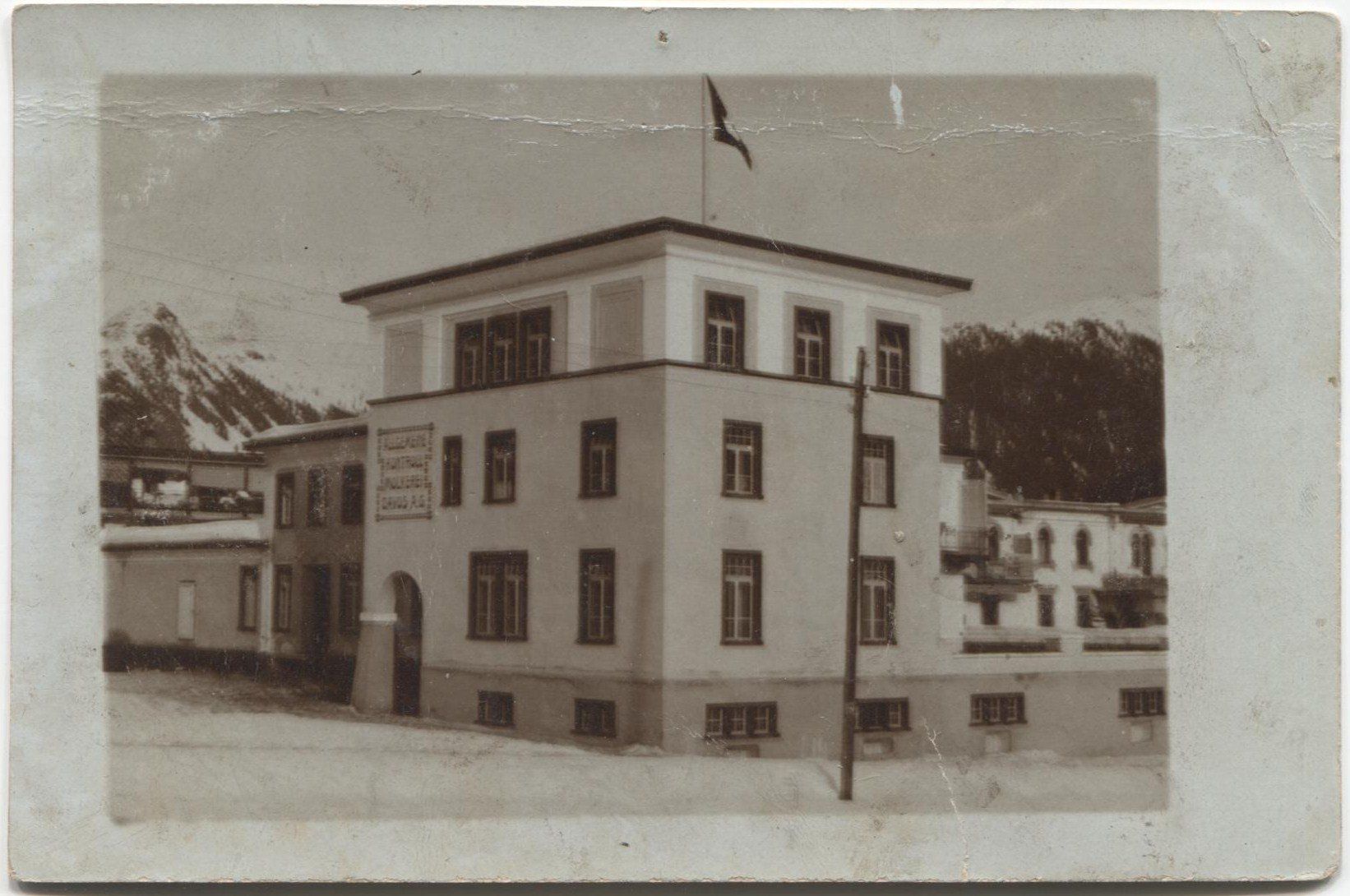 Cartoline postali: DAVOS GR 1910 Molkerei AG – Usato da Rothrist venduto da Clanx