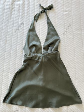 Zara Sommerkleid, Grösse S, Olivgrün, Top Zustand!