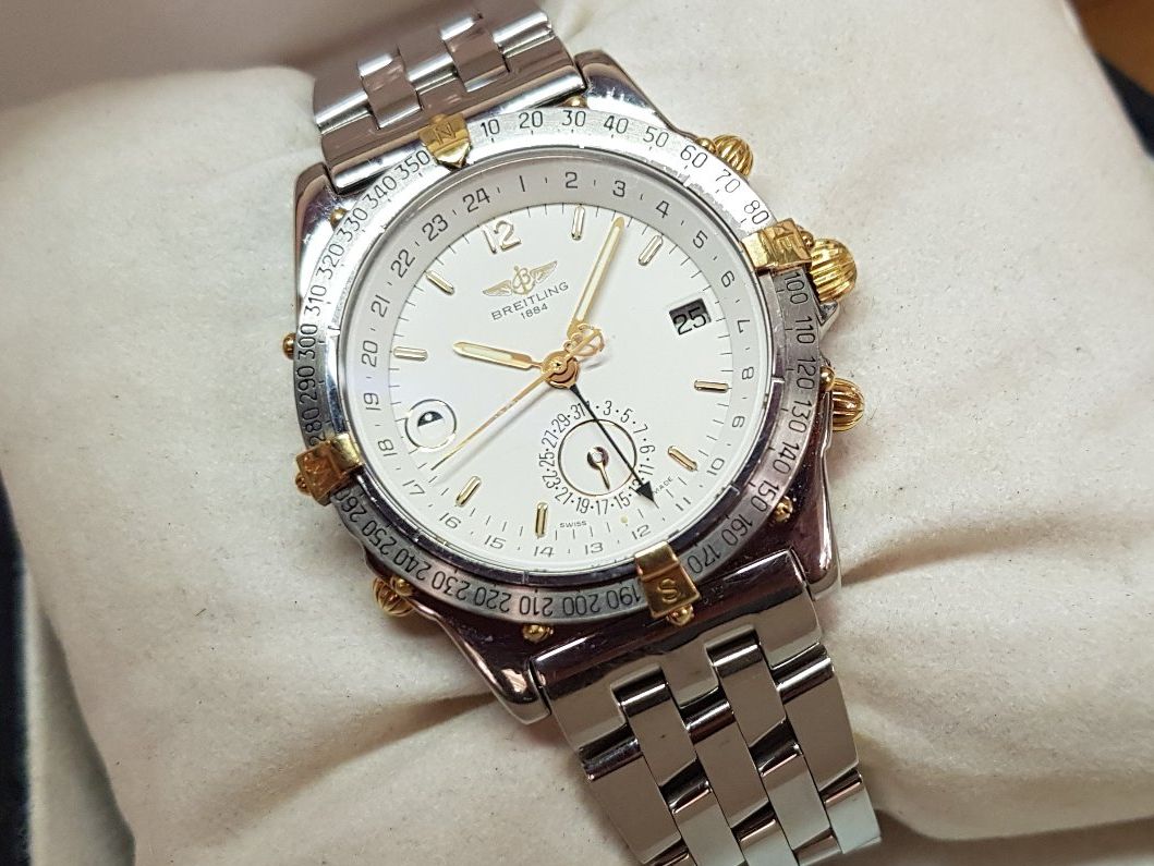 Breitling Orologi: Breitling Duograph B15047 Automatik, Full - Set – Usato da Schöftland venduto da Topdeal4 1