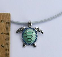 Halskette Schildkröte mit Anhänger,