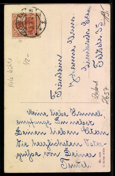 Cartoline postali: Mela Köhler: Hübsche junge Frau mit So – Usato da Berlin venduto da bartko-reher 1
