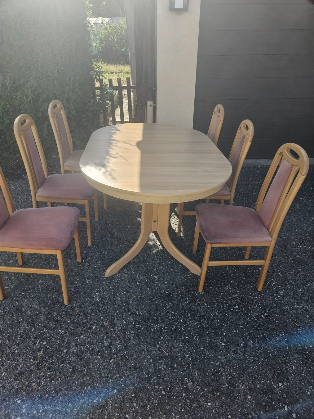 Conforama Tischset: Table Salle à manger (extensible) & 6 chaises – Gebraucht aus Bussigny von Zabeth1030 5