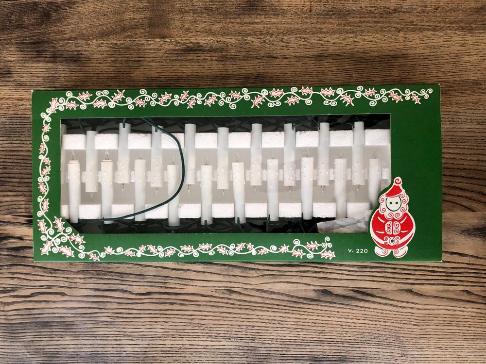 Alte Lichterkette V. 220 Weihnachtsdekoration Deko Weihnacht Kaufen
