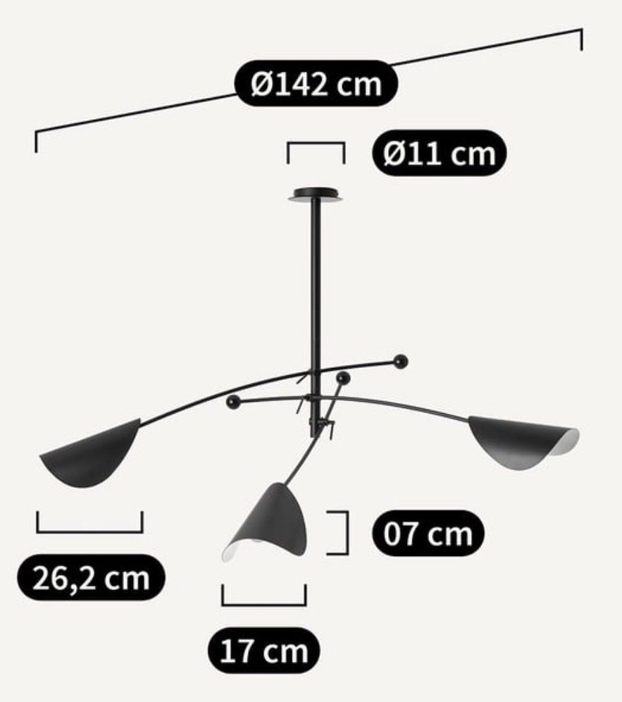 La Redoute Lampadari & plafoniere: AM.PM La Redoute Funambule Designer Deckenleuchte – Nuovo e nell'imballaggio originale da Zürich venduto da di_archive 7