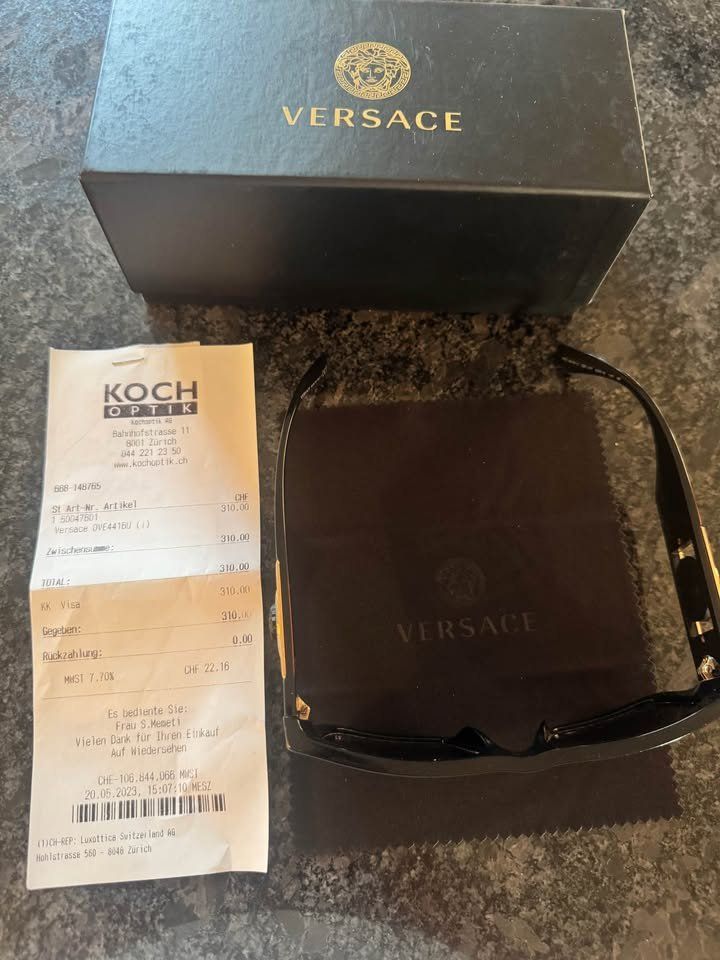 Versace Brillen & Gläser: Versace Sonnenbrille Original mit Box & Beleg – Neu (gemäss Beschreibung) aus Mellingen von jirka_kulhavy 3