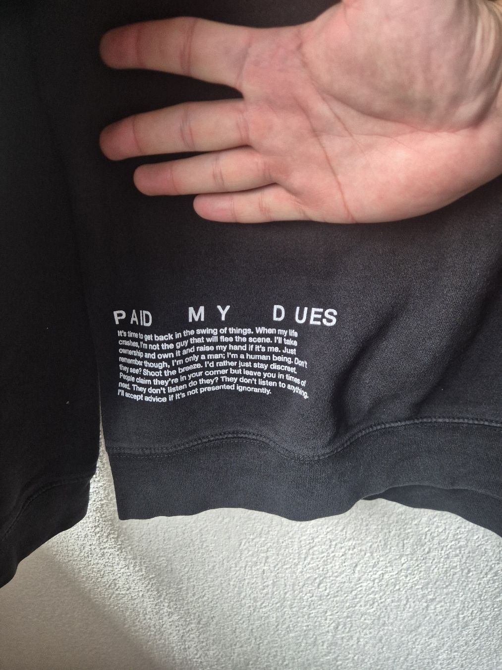 Maglioni & Felpe: NF merch: Paid my dues Sweater – Nuovo (secondo la descrizione) da Bülach venduto da Max_W. 3