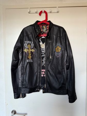 Schwarze Übergangsjacke im Samurai-Stil, Top Zustand!