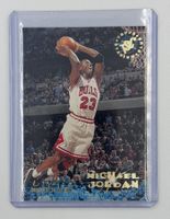 NBA Michael Jordan 1995 Topps Stadium Club #1 Slam Dunk Bull