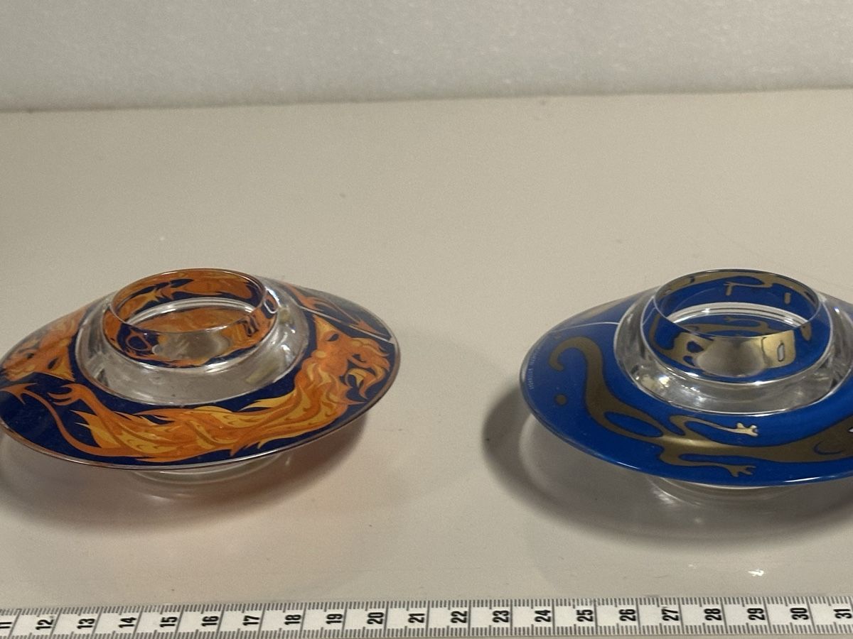 Ritzenhoff Kerzenständer: Original 2 stk Ritzenhoff Design Teelichthalter Kerzenhalter – Gebraucht aus Deitingen von Himhip 4