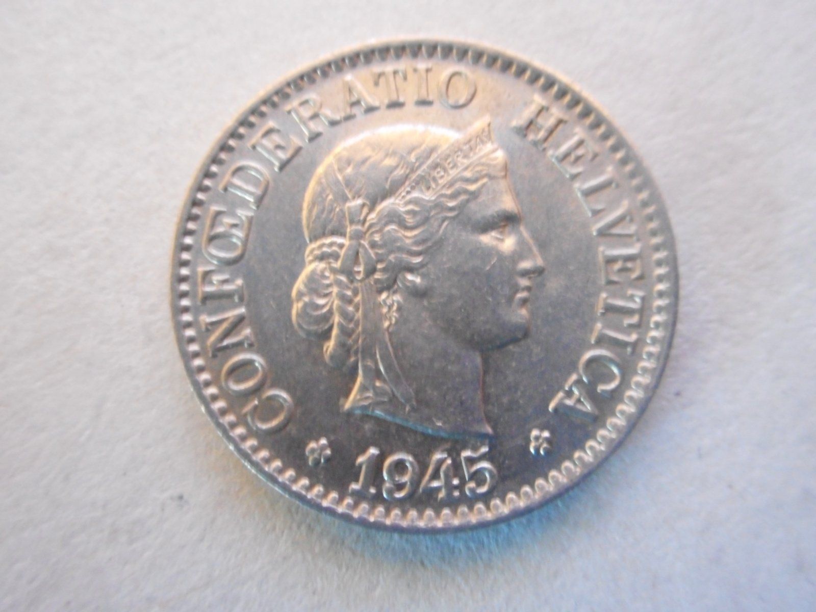 Tutti le monete: 10 Rp. 1945 unz/stgl – Nuovo (secondo la descrizione) da Kriegstetten venduto da pizlad2010