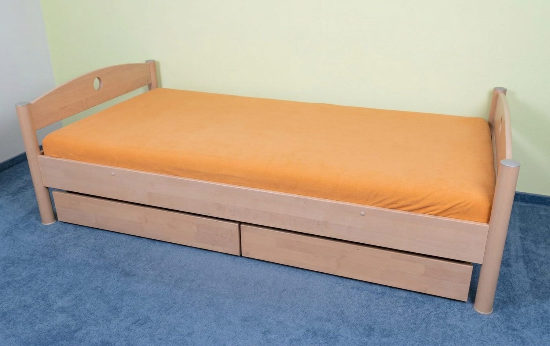 Letti: Stabiles Einzelbett 90x200 cm mit 2 Schubladen – Usato da Reinach BL venduto da Rene_T
