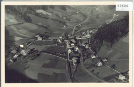 Bigenthal mit Restaurant Bahnhof - Fliegeraufnahme