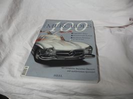 BUCH   100  JAHRE  MERCEDES  MIT KOMPLETTEN BAUREIHEN   GUT