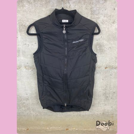 Gilet cyclisme Monton noir coupe-vent léger taille XS / Asia