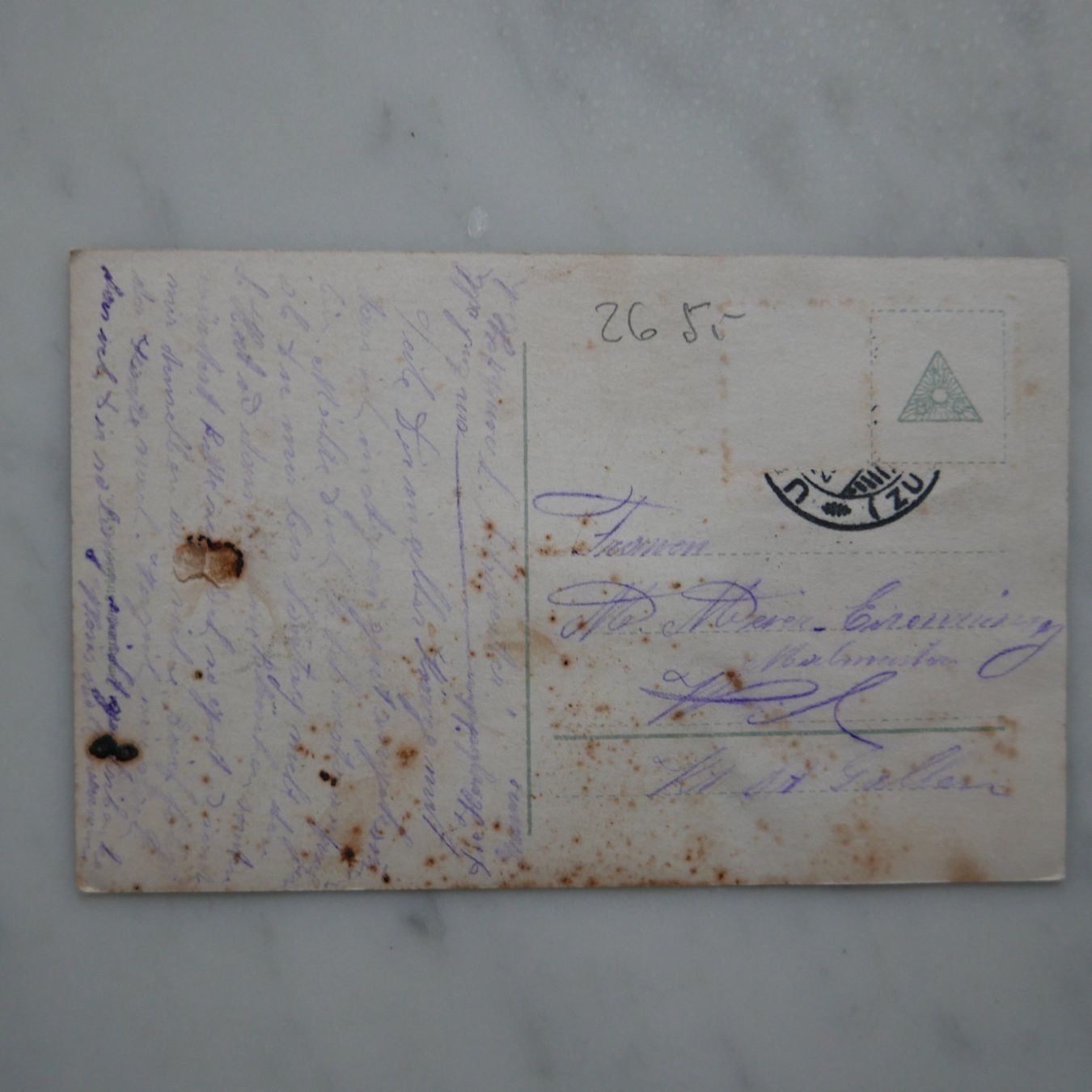 Ansichtskarten: A.K. Unter - Aegeri – Gebraucht aus Rotkreuz von nigal 2
