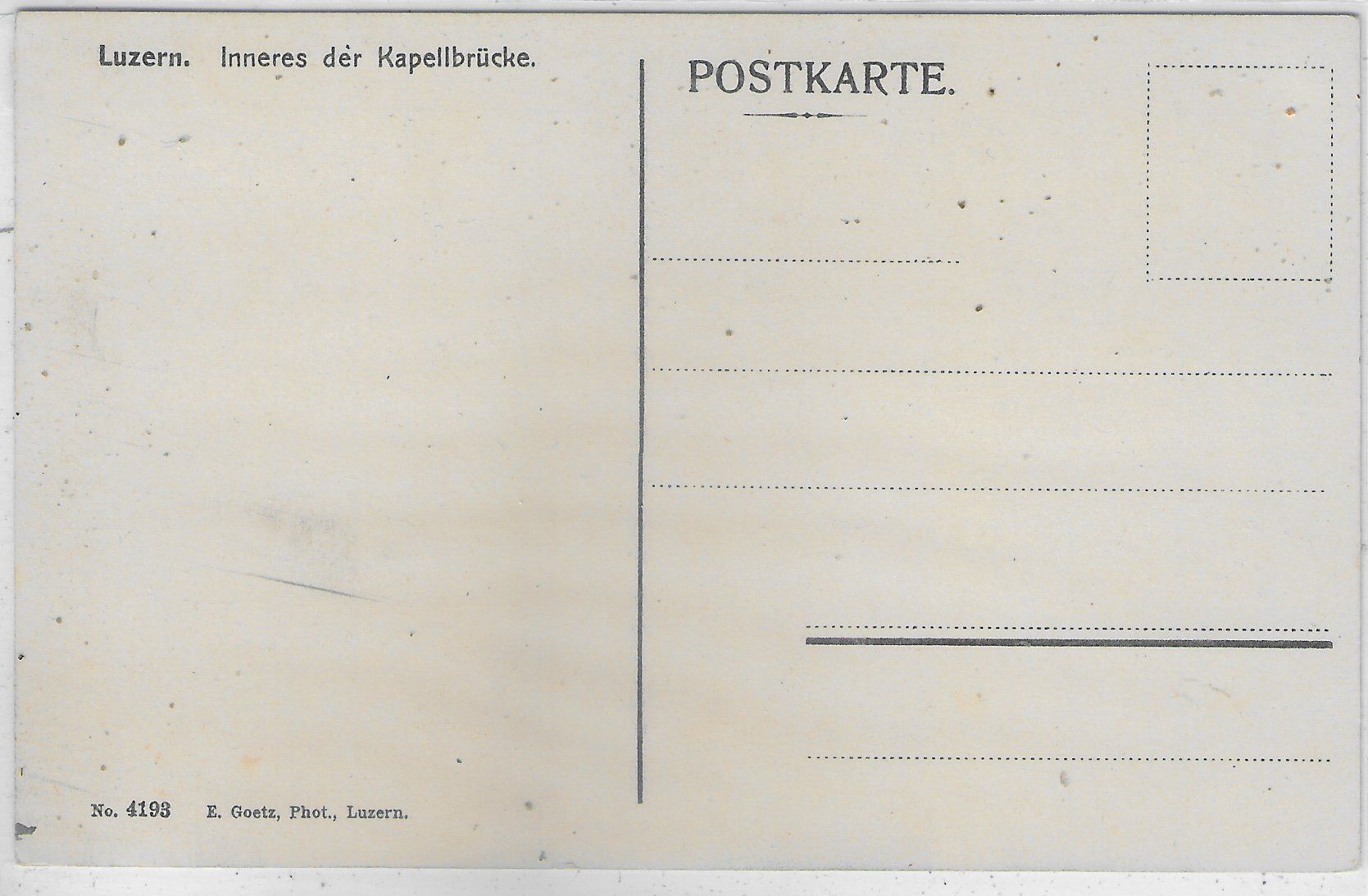 Cartoline postali: Luzern - Kapellbrücke - Litho – Usato da Ettingen venduto da Kartenplanet 1