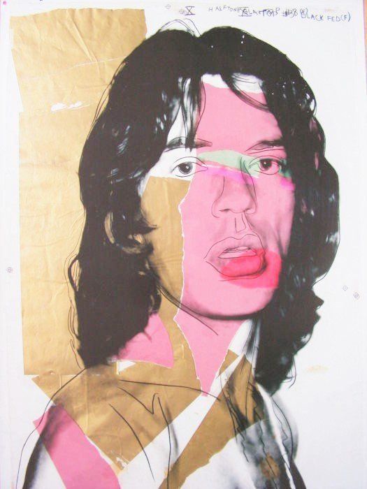 Poster & Bilder: Andy Warhol - Mick Jagger Originalplakat‪ – Gebraucht aus Ponte Tresa von 11GalleriaAlterEgo11 8