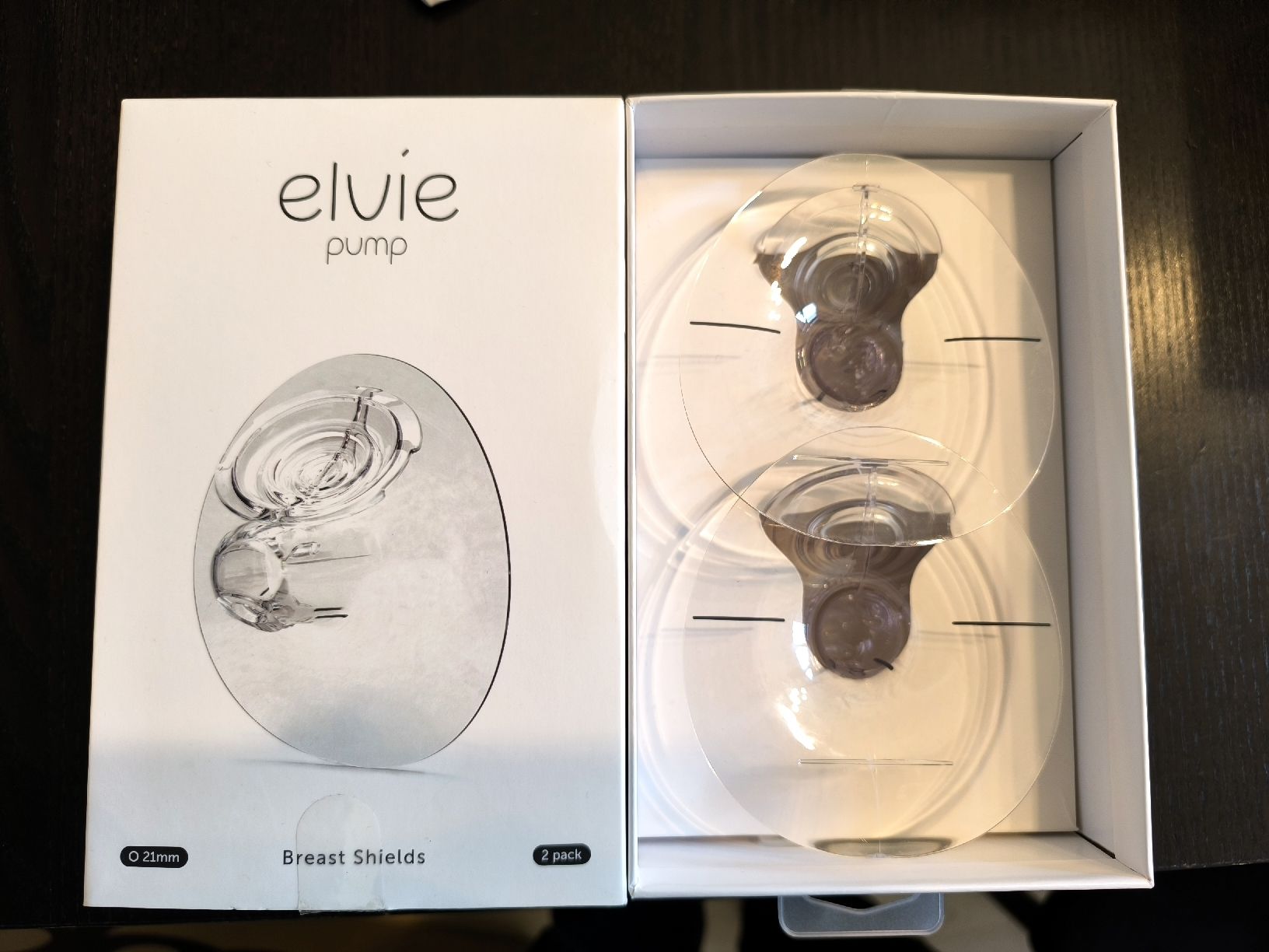 Elvie Accessori per l’allattamento: Elvie Pump Brusthauben 21mm 2er Pack – Nuovo (secondo la descrizione) da Brügg BE venduto da Meui_Zouberding