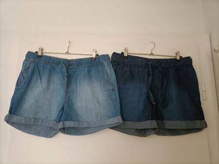 Kleiderpaket mit 2 Paar Jeansshorts in Grösse 38, NEU! 