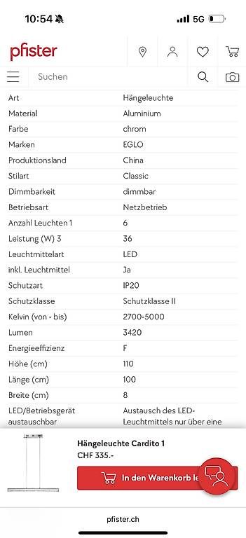 Lampadari & plafoniere: Schone Hängelampe mit Diamanten – Usato da Zürich venduto da Sashkica 3