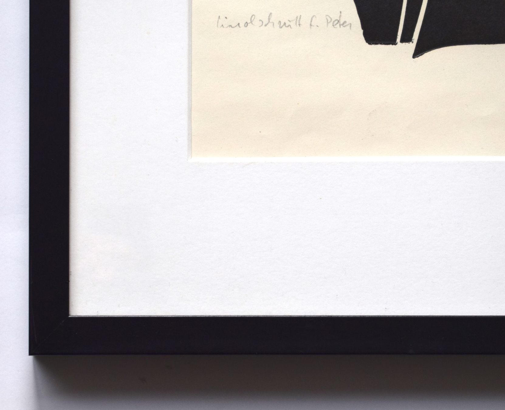 Xilografie: Abstrakt Monogramm HL Abstrakte Kunst monogrammiert – Usato da Zürich venduto da Kunstvoll 6