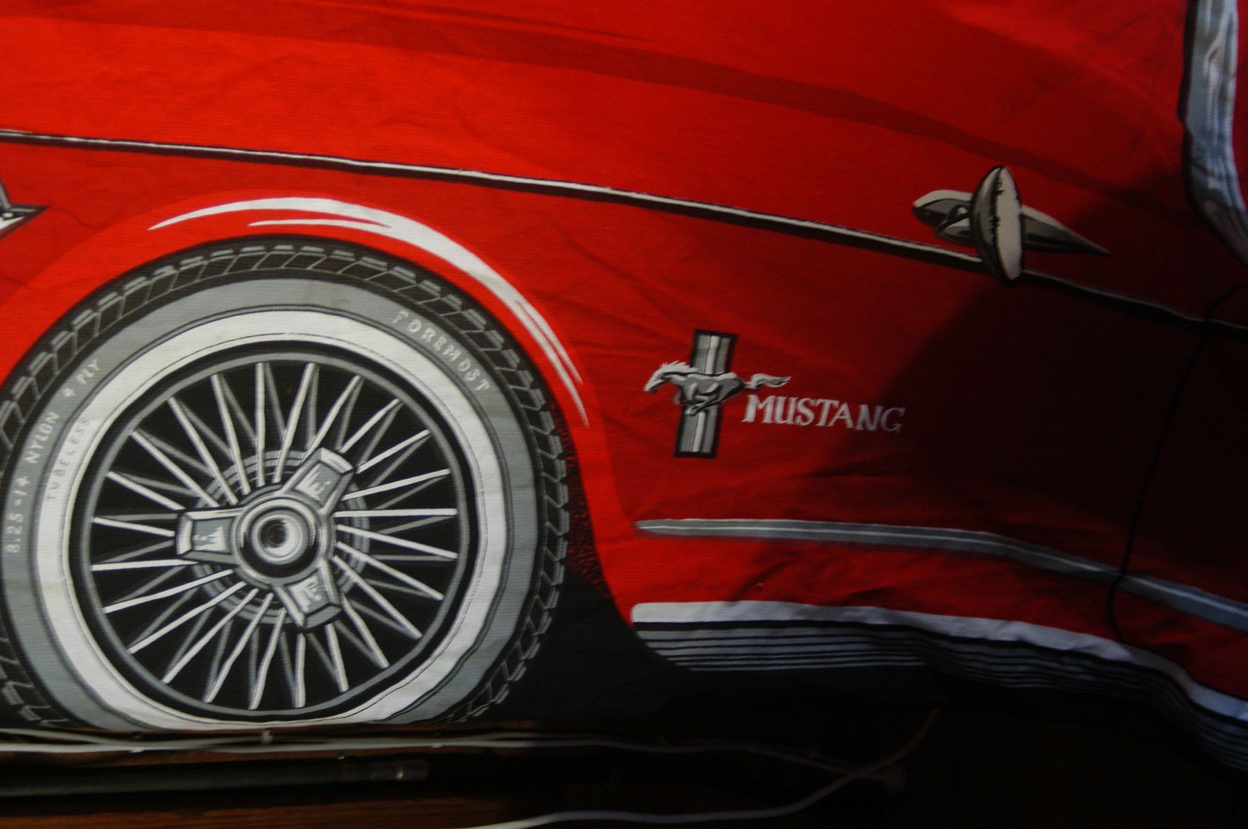 Autres accessoires p. véhicule: Originale Mustang US Auto Decke 1960 Pop Art – D'occasion à Herisau par Wisen 3