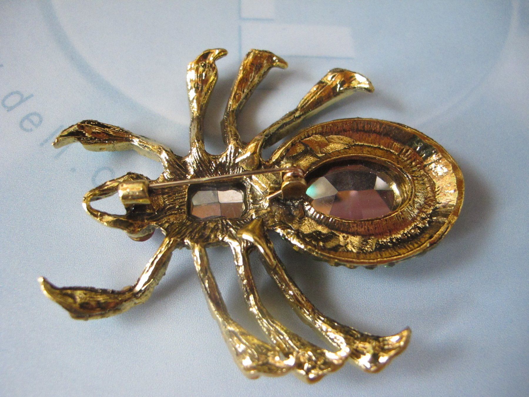 Spille & Fermagli: Extravagante  Spinnen Brosche mit Strass-Steinen! – Nuovo (secondo la descrizione) da Löhningen venduto da Chimae67 4