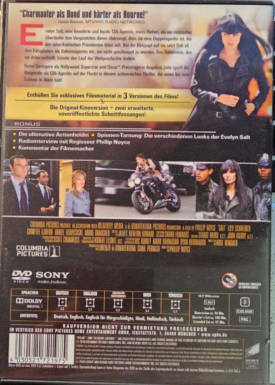Tutti i DVDs: Salt - Wer ist Salt? – Usato da Wahlen b. Laufen venduto da Cg10 1