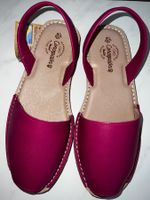 Menorca Menorquinas Mallorca Sandale Frailera Pink Leder 40